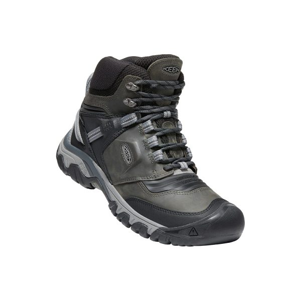 Bota Keen Ridge Flex Mid Wp Black - Imagen 2