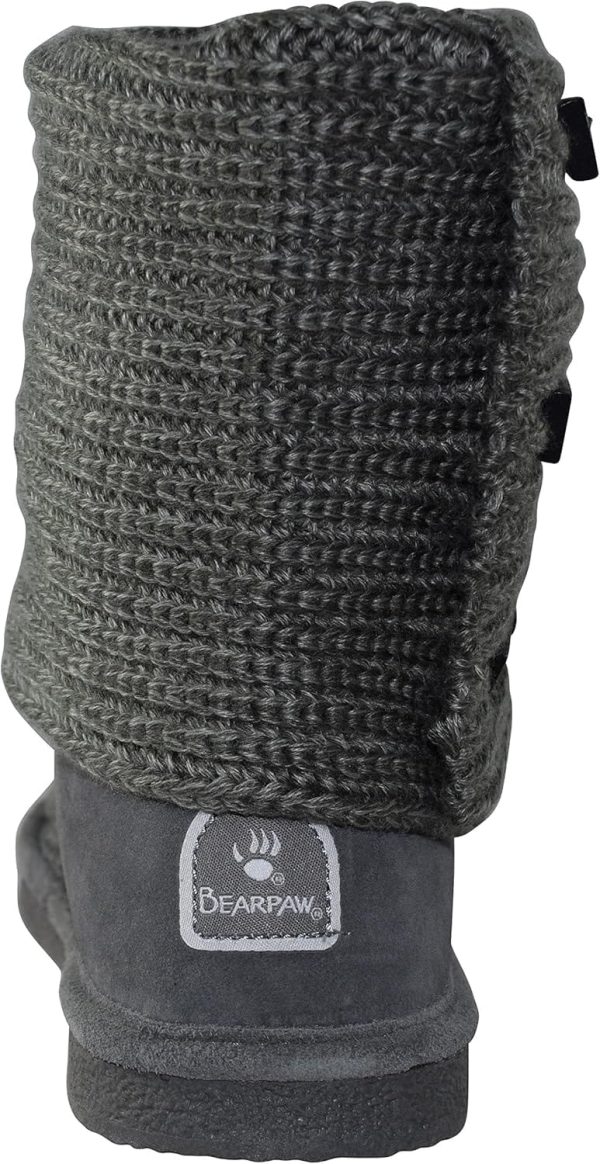 Bearpaw Knit Tall Grey - Imagen 4