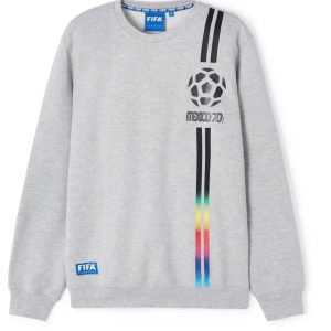 Polerones Fifa Adulto Gris S/gorro